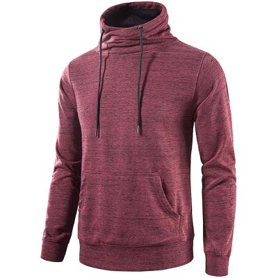 China Turtle Neck Hoodies Sudadera Scam Capucha Algodon Casual Sweater Customized Parride Men Hoodie High Neck Blank Sweatshirt for sale