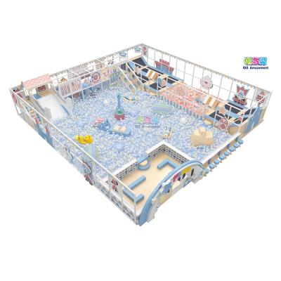 China Custom 3-12years Children's Playhouse Indoor Playground Dry Pool With Million Ball Pool Soft Balls Trampoline Park Play Equipment for sale