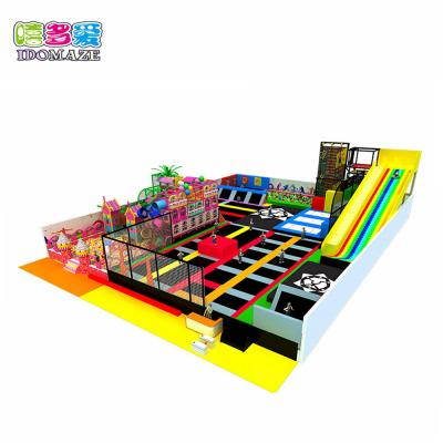 China ALLIED STEEL safety kids bounce indoor trampoline park near me for sale