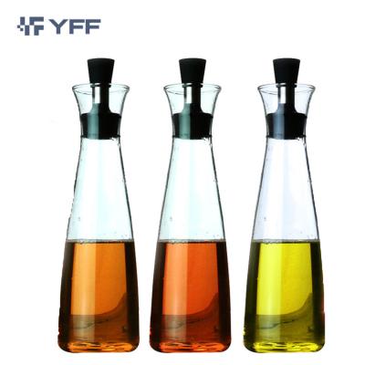 China Logo Salad Dressing Dispenser Bottle Kitchen Glass Oil Bottle Bulk Oil Dispenser Can Be Customized Freshness Preservation Olive for sale