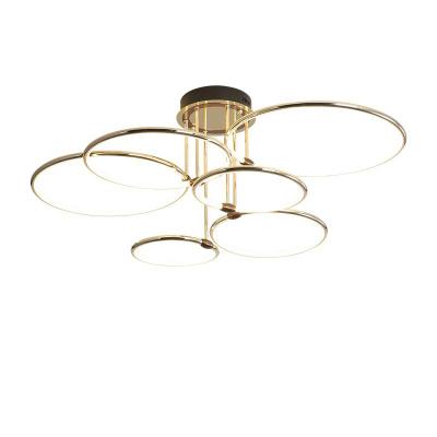 China Mid Century Modern Gold Interior Ceiling Kitchen Lights Decorate Bedroom And Living Room Lighting for sale