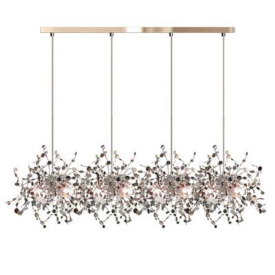 China Kitchen/meeting/bedroom/living/bar/hotel stainless steel gold chandelier decorate dining room and living room lighting for sale