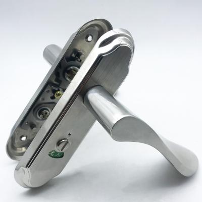 China Easy Installation WUYINGHAO Hardware High Quality 304 Stainless Steel Door Handle Lock for sale