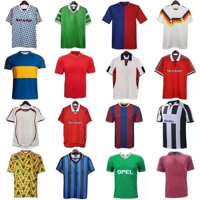 China Shirts & Tops New Retro Jersey Sublimation Jersey Football Shirt Adult Uniform Retro Soccer Jersey Set Kits Soccer Wear for sale