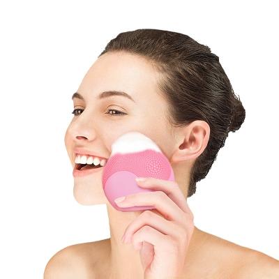 China Personal Facial Cleaning Waterproof Electric Silicone Sonic Facial Brush Pore Remover Wholesale for sale