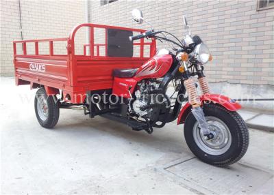 China Air Cooling Engine Cargo Motor Tricycle Motorcycle With Steel Plate Chassis / Suspension for sale