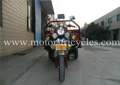 China Electrical Kick Rim Iron Three Wheel Cargo Motorcycle , Motorized Cargo Trike for sale