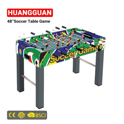 China 3 players cue*6 Huangguan 48 inch Whole Factory Sale Soccer Table Game For Adults Kids Soccer Table Game And Foosball Table For Sale for sale