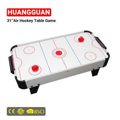 China Huangguan 31 Inch Table Top Family/Schools Toys IndoorAir Hockey Table For Game Night Air Hockey For Kids Present Billiard Table for sale