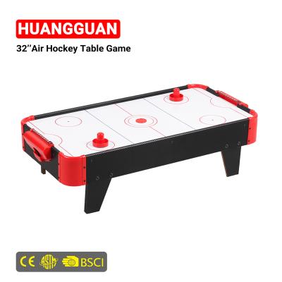 China 2 Handle Huangguan 30 Inch Table Factory Sale Whole Ice Hockey Matches For Kids Power Pusher Air Hockey For Sale for sale