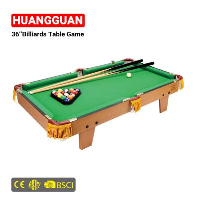 China Family/Schools Huangguan 36 Inch Decompression Tiktok Wooden Mini Indoor Billiards Cue Stick MDF Table Top Games for sale