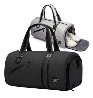 China Ready To Ship Travel Bag With Shoe Compartment High Quality Sports Bag Durable Polyester Gym Duffle Bag for sale