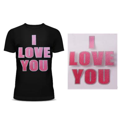 China Custom Glitter Heat Transfer Vinyl for T-shirts fashion bag clothing Garment design Happy Crafters wholesale for sale