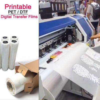 China DTF Printable PET Heat Transfer Film Roll-A3-A4 Packed for Ink Printer Directly used Matt Style Hot and Cold Pearling for sale