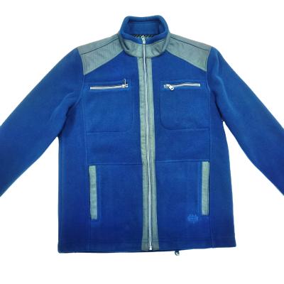 China Waterproof Mens Fleece Full Zipper Jacket High Quality Long Sleeve Jacket for sale