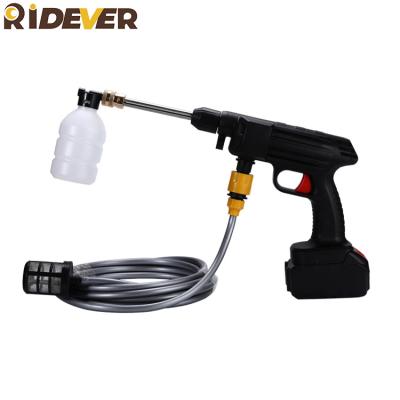 China New Rider Car Water Seal Gun Car Pressure Washer Machine 21V 20000MA High Pressure Gun Car Gasket China-chic Stainless Steel Barrel for sale