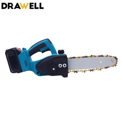 China Drawell Guide 2600Mah 4000Mah 1100W 21V Brick Saw 10 Inch Electric Chainsaw for sale