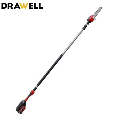 China Drawell 40V Battery 6.0Ah Fuel Tank Guide Brick Saw 105Ml 12 Inch Cordless Chainsaw for sale