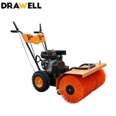 China Drawell Pure Nylon Blowers For Cement Transport 196CC 80Cm Width Belt Transmission Nylon Snow Blower For Tractor Te koop