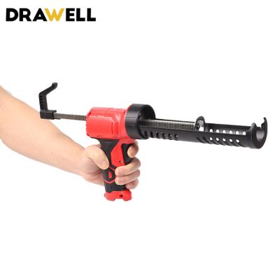 China Drawell Profesional DW-YJQ-0001 Caulking Gun 6V 0.5A Rechargeable Electric Caulking Gun Te koop