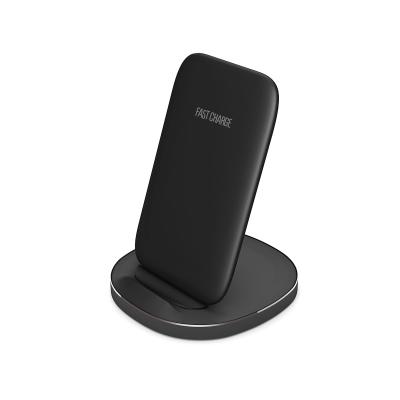 China Hot Selling Fast Charging 15W Wireless Chargers Convenient Stand Up Universal 15W Fast Phone Wireless Charger Pad for sale