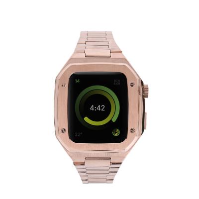 China Hot Selling Stainless Steel 44mm Smart Watch Stainless Steel Diamond Band For for sale