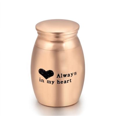 China Viable Urn 16*25 Mm Cat Pet Cremation Jewelry Urn Cremation Storage Metal Pet Cremation Urns Dog Coffins for sale