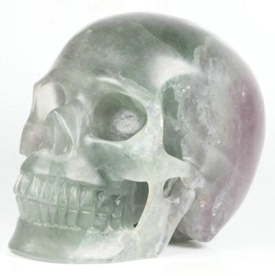 China Mr. Skull Wholesale from China 5.0 Inch Fluorite Natural Crystals Crystal Gift Large Skulls for sale