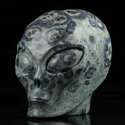 China Mr. Skull Crystal Skulls China Large 4 Inch Kambaba Jasper Female Alien Skulls Crystal Carving Healing Crystals for sale