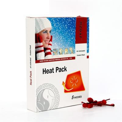 China Reliable And Cheap Non Woven Porcelain Heat Adhesive Body Warmer Patch Heat Pack for sale