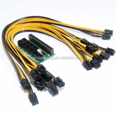 China DPS-800GB/1200FB/1200QUARTERBACK 10*6pin Computer Power Supply Breakout Board Adapter for sale