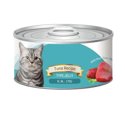 China Skin & Hot Selling OEM ODM Factory Wholesale Wet Coat Health Pet Food Multiple Seasons Tuna Cat Dog Snack Cans Creamy Temptations Cat Treats for sale