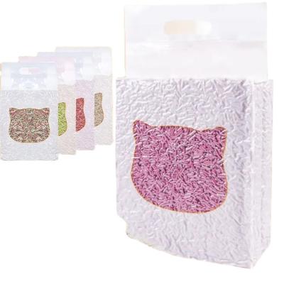 China Cats Crush White Tofu Every 2.0mm Dust Free Eco-Friendly Natural Tape Shape Quickly Clumping Smell Order Flushable Tofu Cat Litter for sale