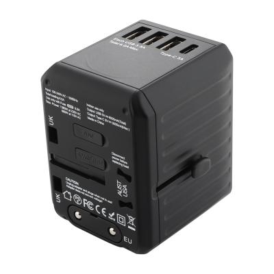 China Best Selling Cell Phone Items Multi-Nation Type C Fast Charger With Us Eu UK Aus Plug Universal Travel Adapter For iPhone/Samsung for sale