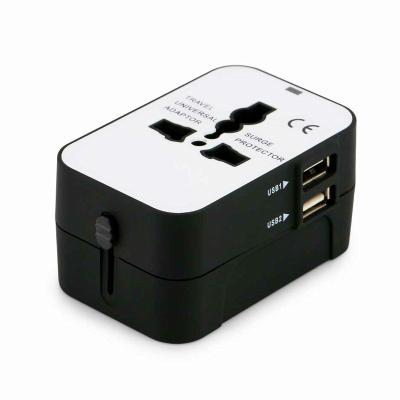 China Universal Fashion Travel Adapter USB Charger Multiple Plugs All In One HHT202 for sale