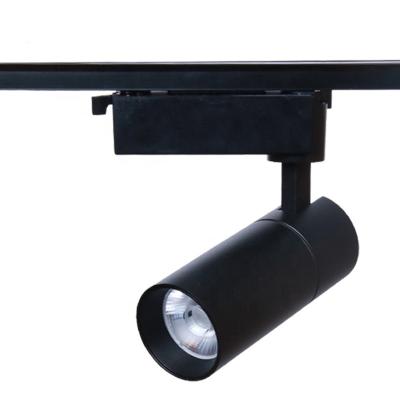 China New 3000k 12w 25w 30w 35w mini wide angle black adjustable flexible magnetic led rail metal track light for sale