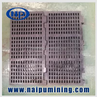 China Industrial High Quality High Frequency Mining Ore Naipu Sieve Vibrating Screen Panel Screen Plate for sale