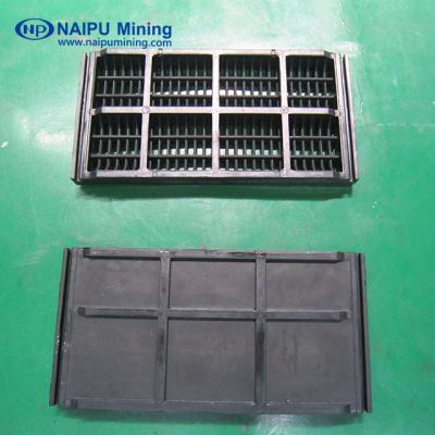 China Rubber ore screen panel and plate for vibrating screens and trommel screens for sale