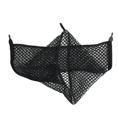 China Luxury High Quality Cheap Elastic Strap Mesh 2 Ply Universal Car Trunk Luggage Net for sale