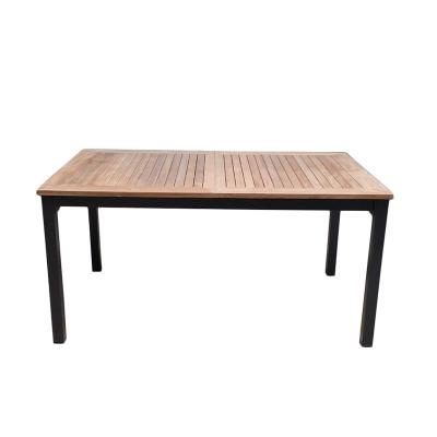 China Patio\Garden Outdoor Dining Table\Garden Restaurant Cafe Furniture Outdoor Outdoor Teak Top for sale