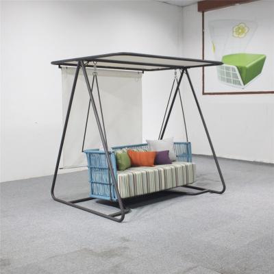 China Patio\Garden Hanging Swing Bed\Outdoor\Indoor Outdoor Furniture Chairs Patio Garden 3 Seat Reclining Metal For Outdoor 3 Years 100% Polyester Customized for sale