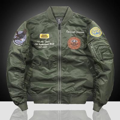 China New Viable OEM Men's Wholesale Autumn Winter Baseball Uniform Tooling Coat Casual Bomber Jacket for sale