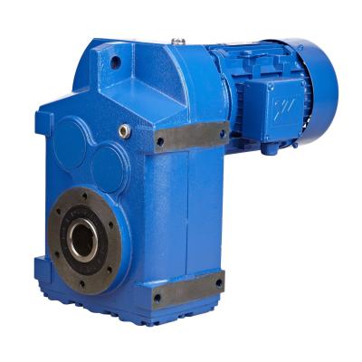 China Micro Parallel Shaft Gear Reducer Speed Reducing Gearbox FF47 Replace SEW F Series for sale