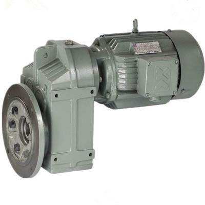 China Cylinder Parallel Shaft Gear Reducer , 90 Degree Double Output Shaft Gearbox for sale