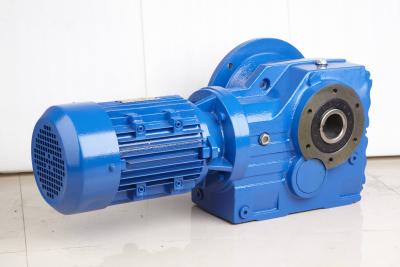 China High Efficiency Helical Bevel Geared Motor Hollow Shaft Gearbox With IEC Or NEMA Motor for sale