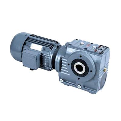 China Flange Mounted Hydraulic Helical Worm Gear Reducer With Electric Motor for sale