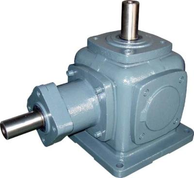 China High Torque Cast Iron Spiral Bevel Gearbox , Variable Speed Reduction Gear Box for sale