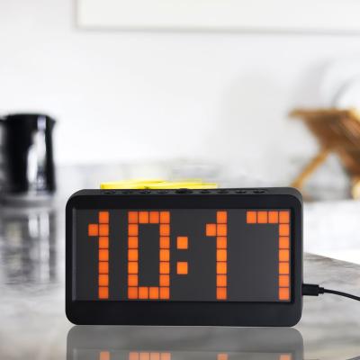 China Minimalist 2021new led dot matrix clock is suitable for offices and rooms for sale