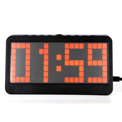 China Latest Hot Selling Dot Matrix Minimalist Led Clock Shine Adjustable Seven Section for sale