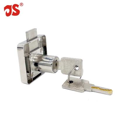 China China OEM jinli furniture modern hardware factory premium hidden brass computer keys drawer lock K138-22 for sale